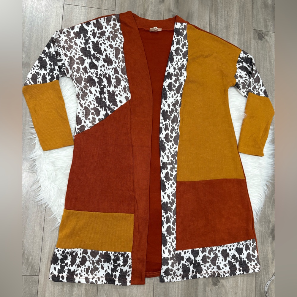 Grace & Emma Imperfect Cowgirl Cardigan Size M/L
